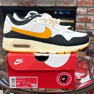 Women’s Nike Air Max SC White Black Orange Sneakers FQ0205-133